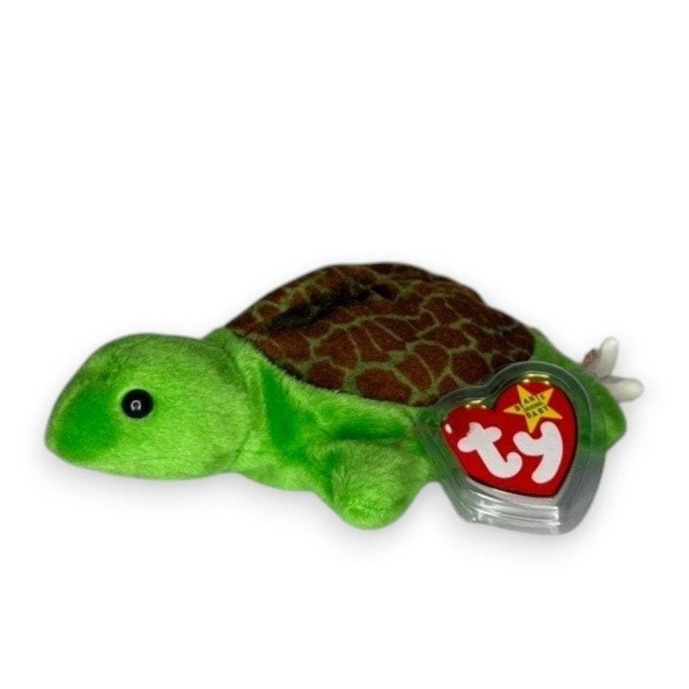 Speedy the Turtle | Little Pond Explorer | Mint Heart Tag TY Beanie Baby